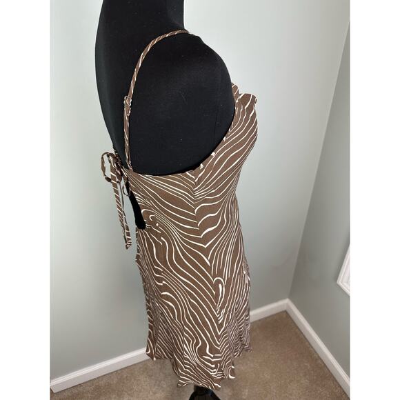 NWT Charlie Holiday Lola Mini Slip Dress Retro Zebra M - Picture 6 of 8